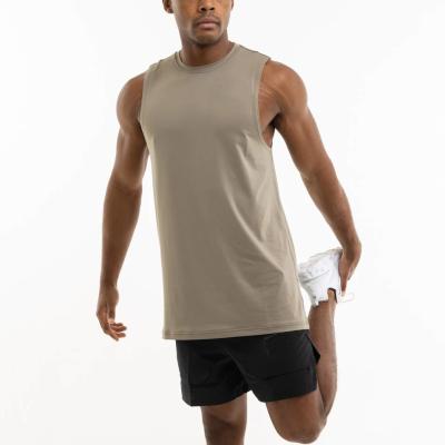 China Men's Workout Tank Tops Gym Fitness Breathable Tops For Men Wholesale Mens Sports Active Tank Top for sale