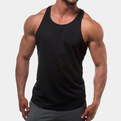 China Wholesale Mens Bodybuilding Tank Tops Muscle Fit Mens Gym Vest Sports Breathable Tank Top For Men for sale