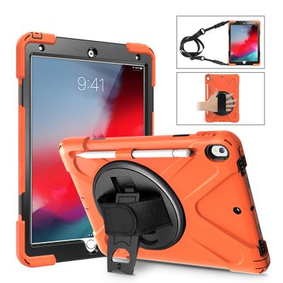 China Popular For Universal iPad Pro 10.5 Full Armor Hand Strap Pencil Holder Popular Tablet Cover For Apple iPad Air 10.5 Case for sale