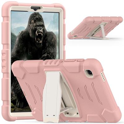 China Anti-Knock Silicone Rubber Child Proof Stand Tablet Case For Samsung Galaxy Tab A7 Lite 8.7 Inch Case 2021 Child Proof Case for sale