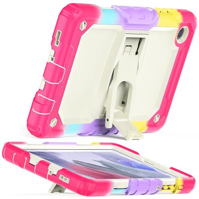 China Tablet Popular Case Different Angle Bracket Silicone Housing For Samsung Galaxy Tab A7 Lite 8.7 SM-T220 T225 for sale