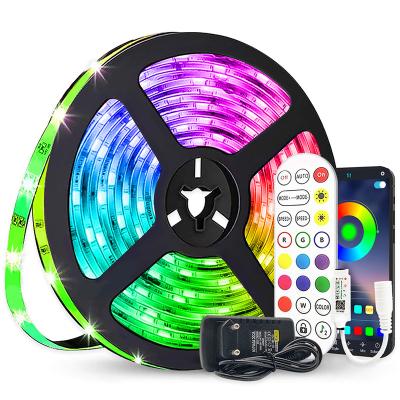 China Other Tuya Smart Luces For Party Tira Room Fita Decor Flexible LED Strip Light Alexa WIFI Voice Control Luz RGB 5050 Lamp 12V 30LEDs/M for sale