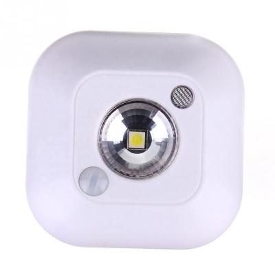 China New Popular Full Automatic Night Light Motion Sensor Ceiling Light Mini Wireless Infrared Battery Operated Porch Lamp for sale