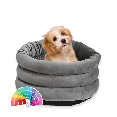 China Manufacturer Selling Large Cat Washable Plush Dog Pet Bed Breathable Warm Dismountable Orthopedic Luxury Pet Bed for sale