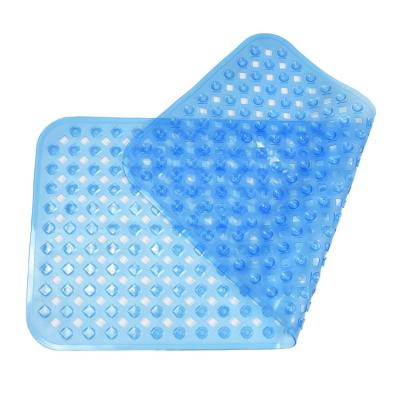 China Amazon Viable Hot Selling Anti Slip Bath Shower Mat PVC Anti Massage Particles Foot Pad Odorless Non-Toxic Kids Bath Mat for sale