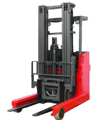 China Hotels Electric Truck 2Ton 3ton 7.5M-12M Narrow-Aisle Electric Reach Stacker for sale