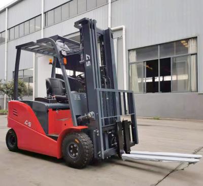 China Hotels Overall Width 1250mm Electric 2.5ton Forklift With ZAPI Controller for sale