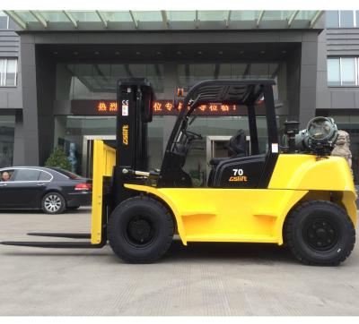 China Hotels Automatic Transmission 7 Ton LPG Forklift With Double Gas Tanks for sale