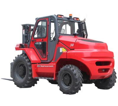 China Hotels China 2.5ton 3.5ton 2wd 4wd Diesel Rough Terrain Forklift for sale