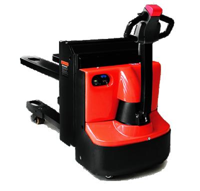 China Hotels 60cm Electric Lift Height 2ton Pallet Truck Two Bridge Pallet Jack for sale