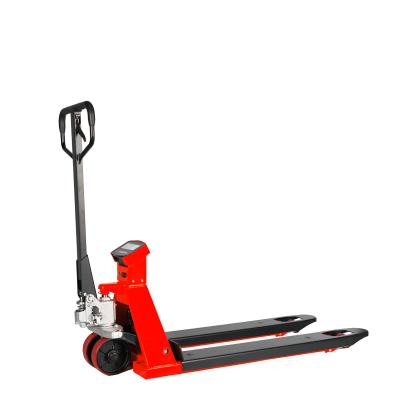 China Hotels 2.5ton Hand Pallet Truck With Accurate Scale for sale