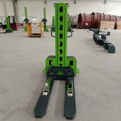 China Hotels Self-Lift Operate Semi Automatic Electric Stacker Direction Encoder Pallet Stacker For Narrow Pallet for sale