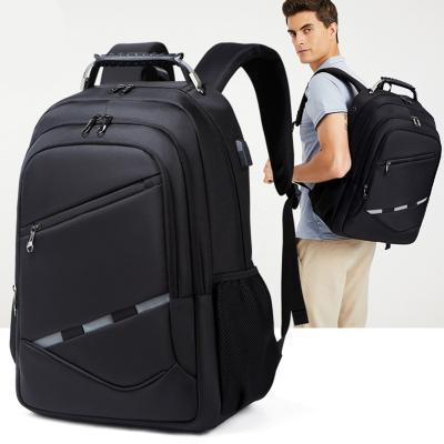 China Custom Computer Backpack For Business Travel , Anti Theft Smart Backpack With USB for sale