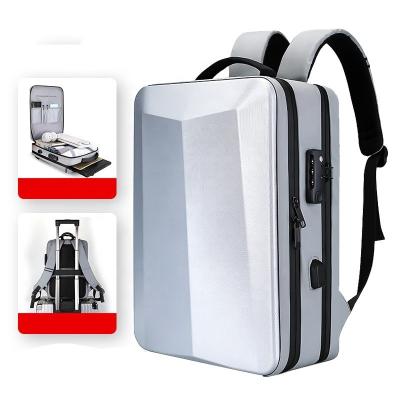 China Oxford ABS Shell Business Backpacks School College Tablet Travel Backpack 25L Capacity for sale