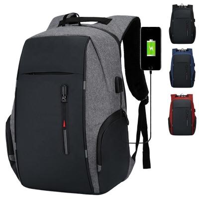 China Large Capacity Oxford Cloth Laptop Backpacks Waterproof Smart Backpack With USB for sale