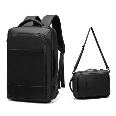 China Large Capacity Work Computer Backpack , Unisex Nylon Business Laptop Rucksack for sale