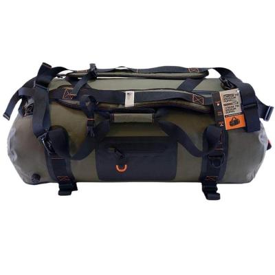 China Durable Custom Logo PVC Tarpaulin Sports Dry Duffle Waterproof Travel Duffel Bag Waterproof backpackote Duffle Bag for sale