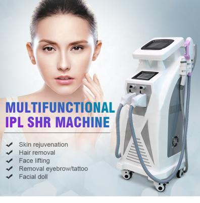 China Pigment removal 3 in 1 hair removal to choose shr ipl nd yag tatoo removal rf Q switch skin tightening best rf laser epilator machine for sale