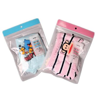 China Recyclable Custom Logo Printed One Side Resealable Clear One Side Aluminum Foil PP Zip Lock Bags Socks Packaging Bags for sale