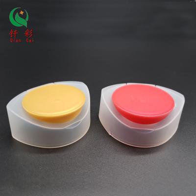 China Non puddle shampoo cap top plastic china hot sales Two Tone Flip Off Cap Plastic Pp, Guangdong High Quality Plastic T200 for sale