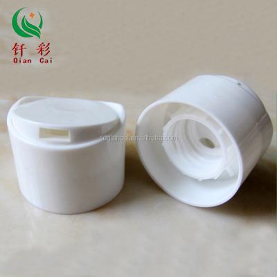 China Non Spill Disc 24-410 High Quality Double Wall Plastic Top Cap For Shampoo Bottle for sale