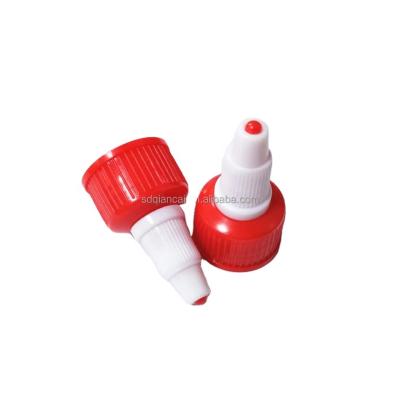 China Wholesale child safe Qualitynozzle 20mm size plastic 28mmtwist cap for sale