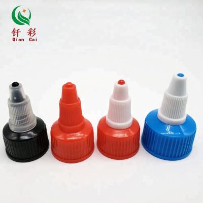 China Non Spill Top Cylinder Twist Cap Lotion Cap Bottle Spray Cap Bottle Spout Cap Shaped Polypropylene Bottle Spout Non Various Size Top Non Spill for sale