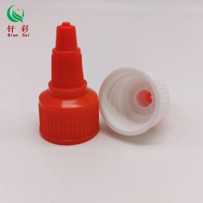 China Non Spill Open Dispensing Plastic Twist Cap Caps for sale