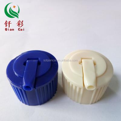 China Non Spill Easy Flip 24-410 Open Top Cap Chemical Capsule for sale