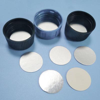 China Non Spill Seal Liner Aluminum Foil Plastic Seal Liner 2022 For Plastic /glass Bottle for sale