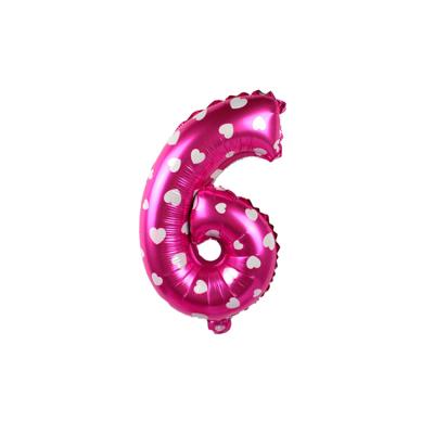 China Toy Wholesale Wedding Birthday Party Gift Supplies 30 Inch Giant Number Balloon Pink Digital Foil Balloon for sale