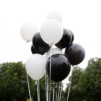 China Hot Sale Gift Toy Amazon Wedding Birthday Party Balloon 2.2g Black And White 2.2g Latex Balloon for sale