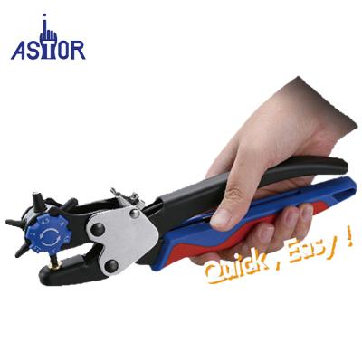 China High Quality Hole Punch Sizes 6 Turning Hole Leather Punch Pliers for sale