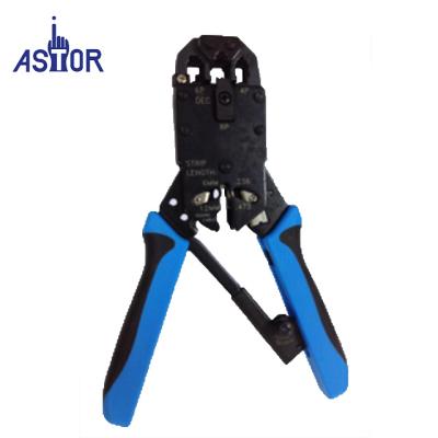 China Ratchet Handle RJ45 Connector Network Crimping Crimp Tool for sale