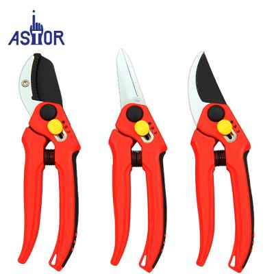 China Plastic Adjustable Handle Opening Garden Shears for sale