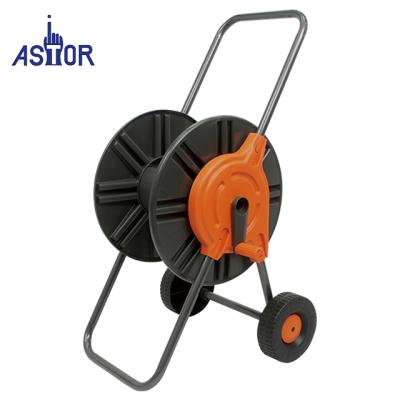 China Freestanding Garden Hose Reel Cart for sale