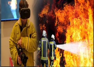 China Sistemas de entrenamiento profesionales de la realidad virtual 3 dimensionales con escena visual del fuego en venta