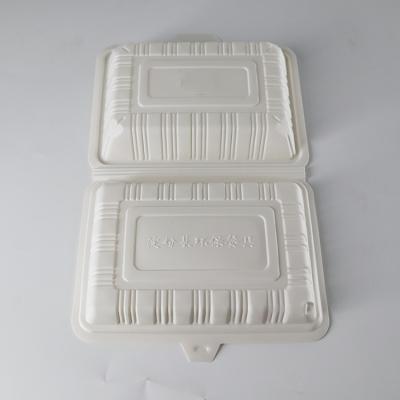 China Environmental Friendly Lunch Box For Food Design PP Clamshell Packing New Plastic Environmental Friendly Starch Based Disposable Accept for sale