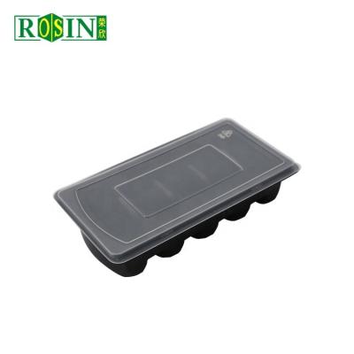 China Disposable Custom Frozen Dumpling Packaging Box Recycle Plastic Food Trays Dumplings for sale