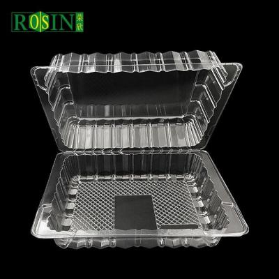 China Customized Hot Selling Disposable Clear Foldable Plastic Fruit and Vegetable Storage Box for sale