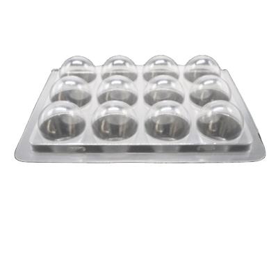 China High Quality Professional Custom Logo Size Food Grade Eco Friendly Plastic Chocolate Blister Cavity Tray Chocolate for sale