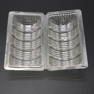 China Clear Macaron Container Macaron Clamshell Packaging Mold PET Clamshell Existing Transparent Macaron Tray for sale