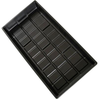 China Durable Plastic Black PS Plant Pot Nursery Flat Garden Tray for sale