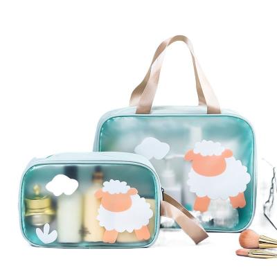 China Hot Selling Fashion Custom Logo Travel Case Transparent Zipper Pouch Clear Beauty Make Up Organizer PVC Cosmetic Bag for sale