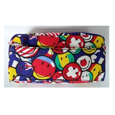 China Fashion Customized Cute Large Capacity Durable School Pencil Case Pencil Case For Kids With Nylon Zipper for sale