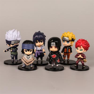 China mini toy figure narutoninja statue figurine cartoon narutoninja Anime figure toy for sale