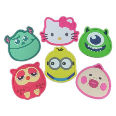 China Anti-scald Eco-friendly Customized Cartoon Silicone Cup Odorless Mat for sale