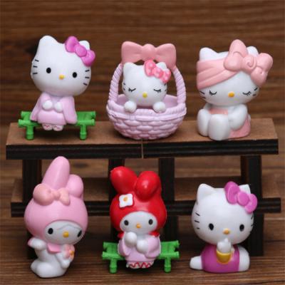 China 2021 Plastic New Hello Kitty-shape Figure Mobile Phone Accessory for sale