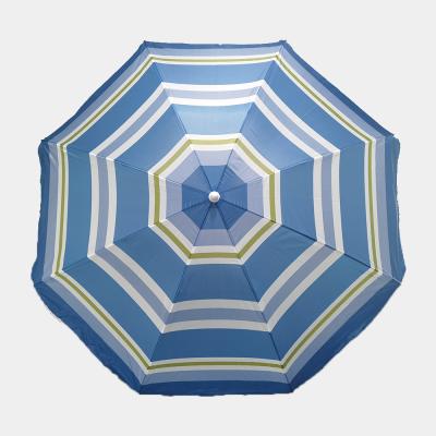 China Promotional Sea 6.5ft Large Size Outdoor Umbrella Sun Shade Parasol Folding Patio Umbrella Beach Umbrella Beach Umbrella for sale