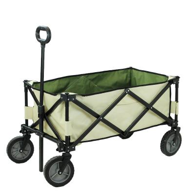 China Lightweight Folding Rts Beach Storage Trolley Base Folding Shopping Cart With Big Wheels For Sand for sale